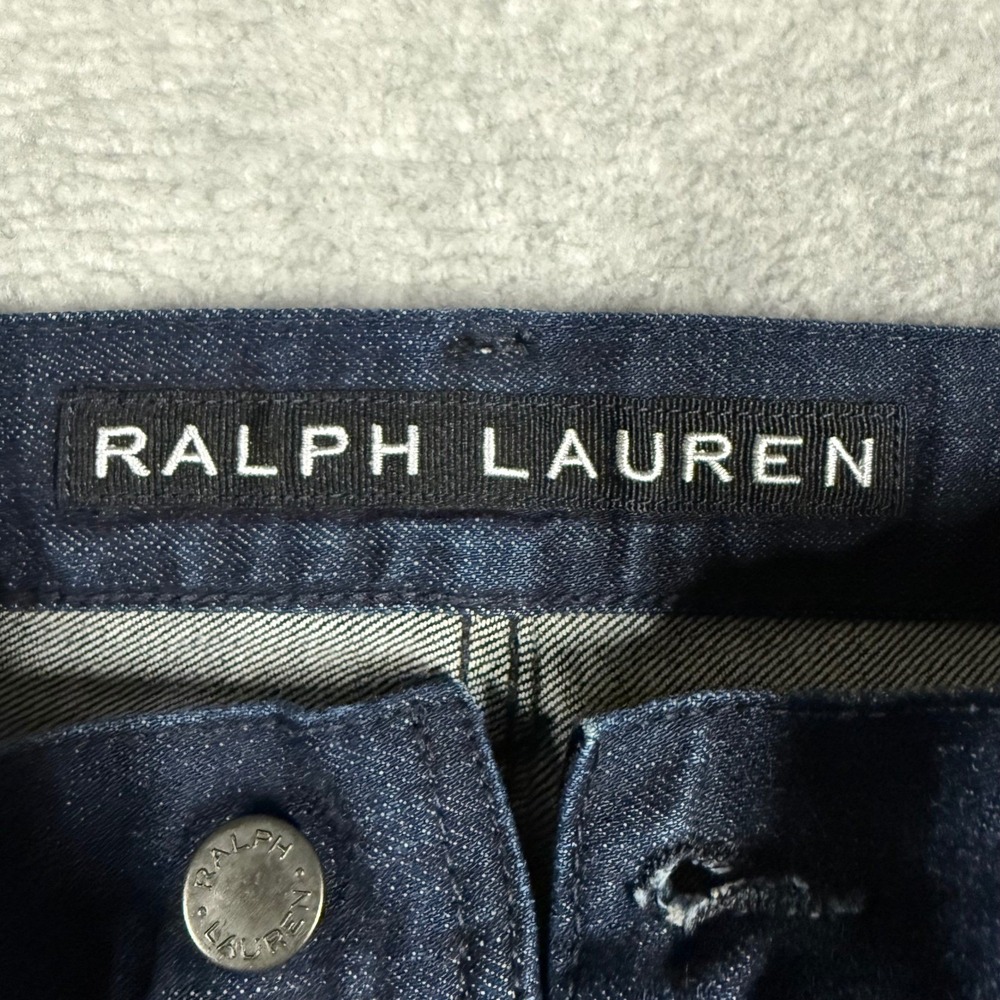 Ralph Lauren Black Label Mens Cargo Jeans Dark Indigo Slim Fit 32x32 Tactical - Picture 9 of 12